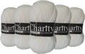 White- 5pc charity double knit