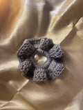 Grey scrunchie