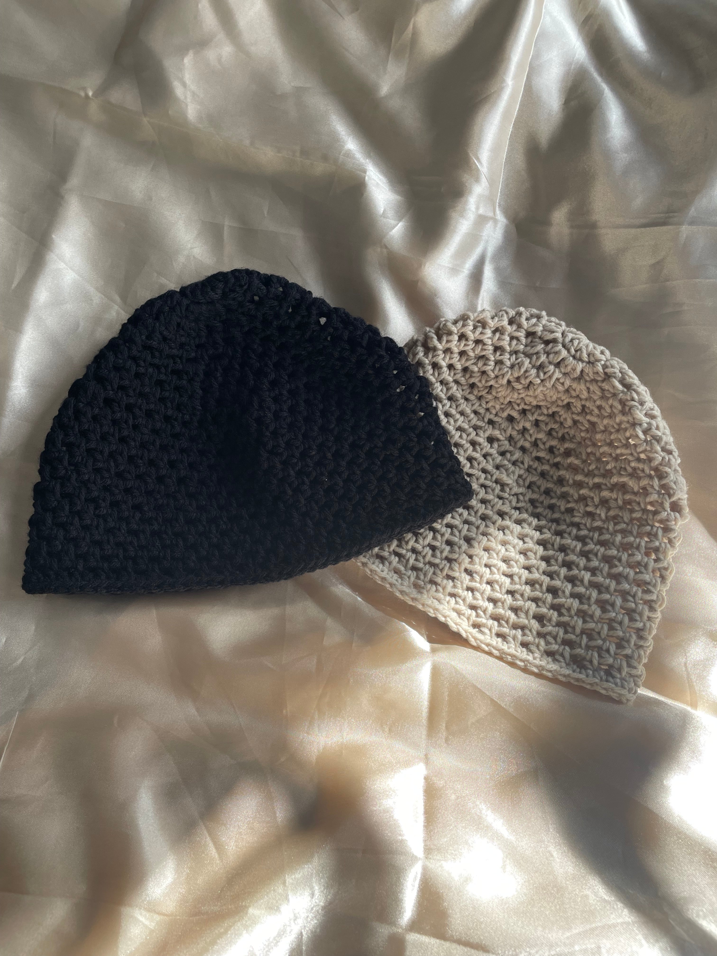 Beige Skull cap