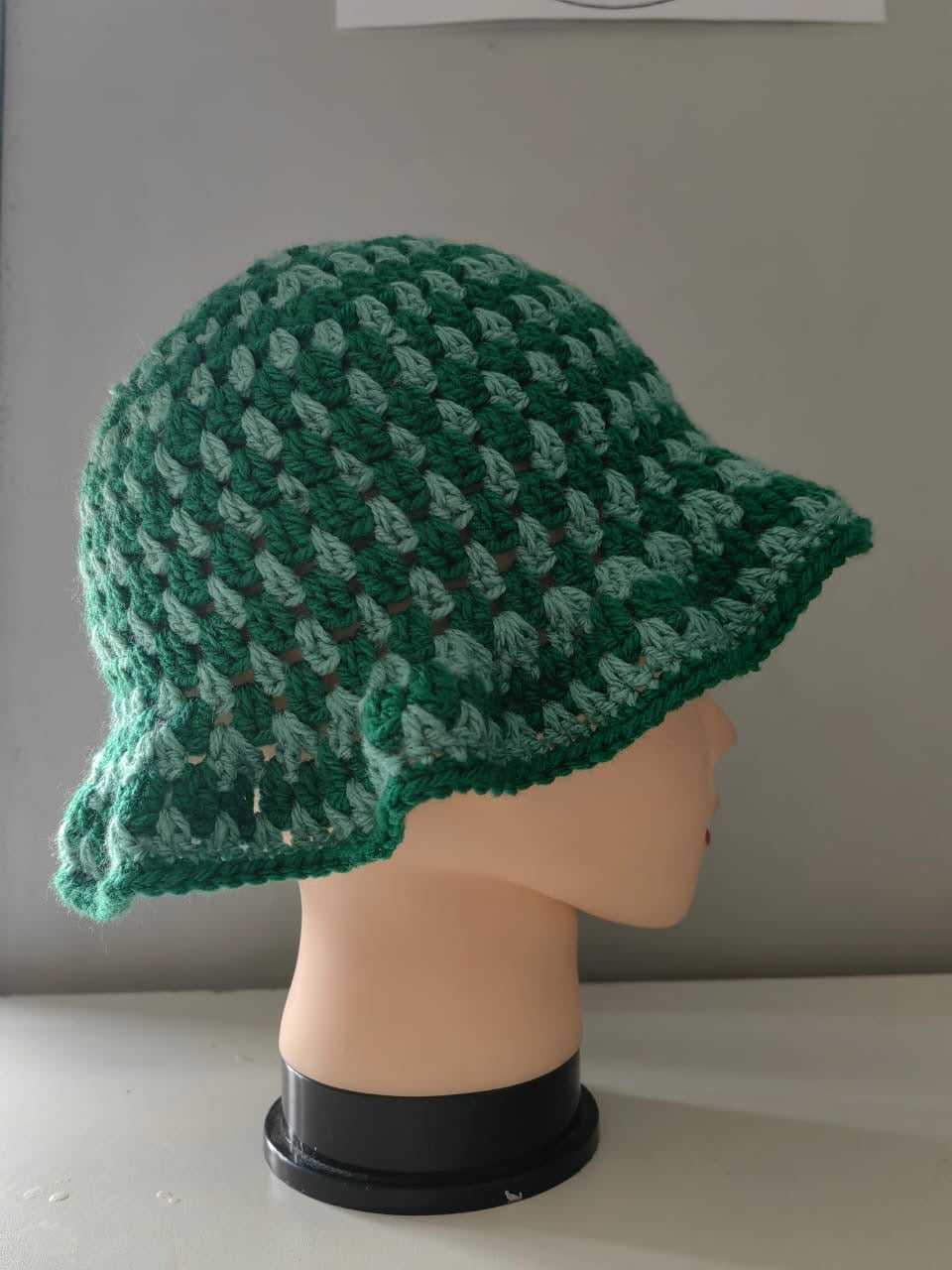 Green summer hat