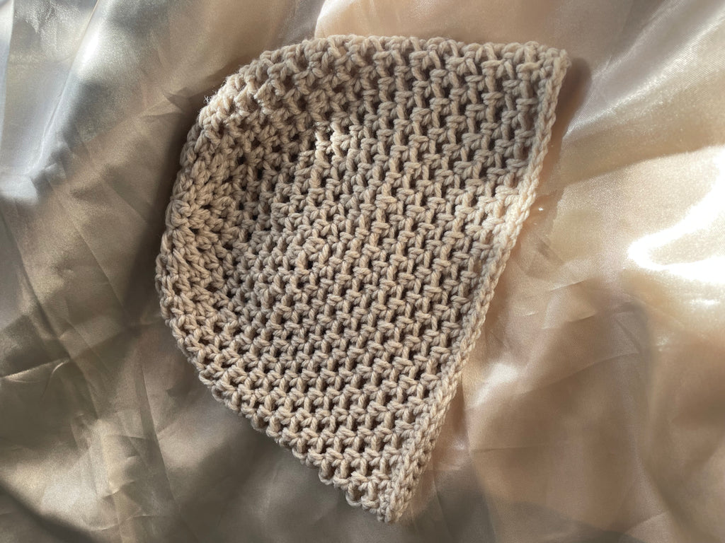 Beige Skull Cap