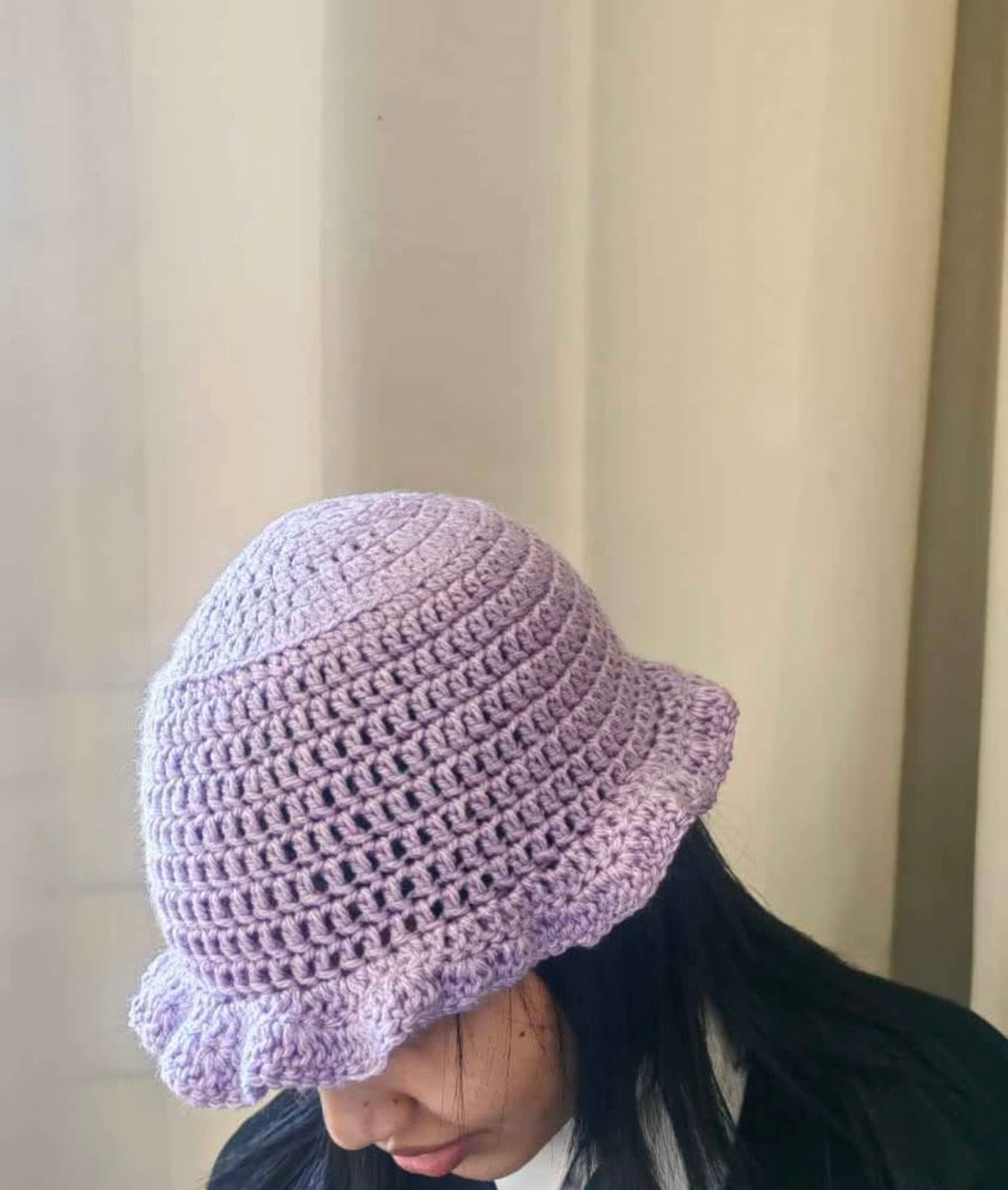 Small Ruffle Bucket Hat