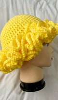 Ruffle bucket hat