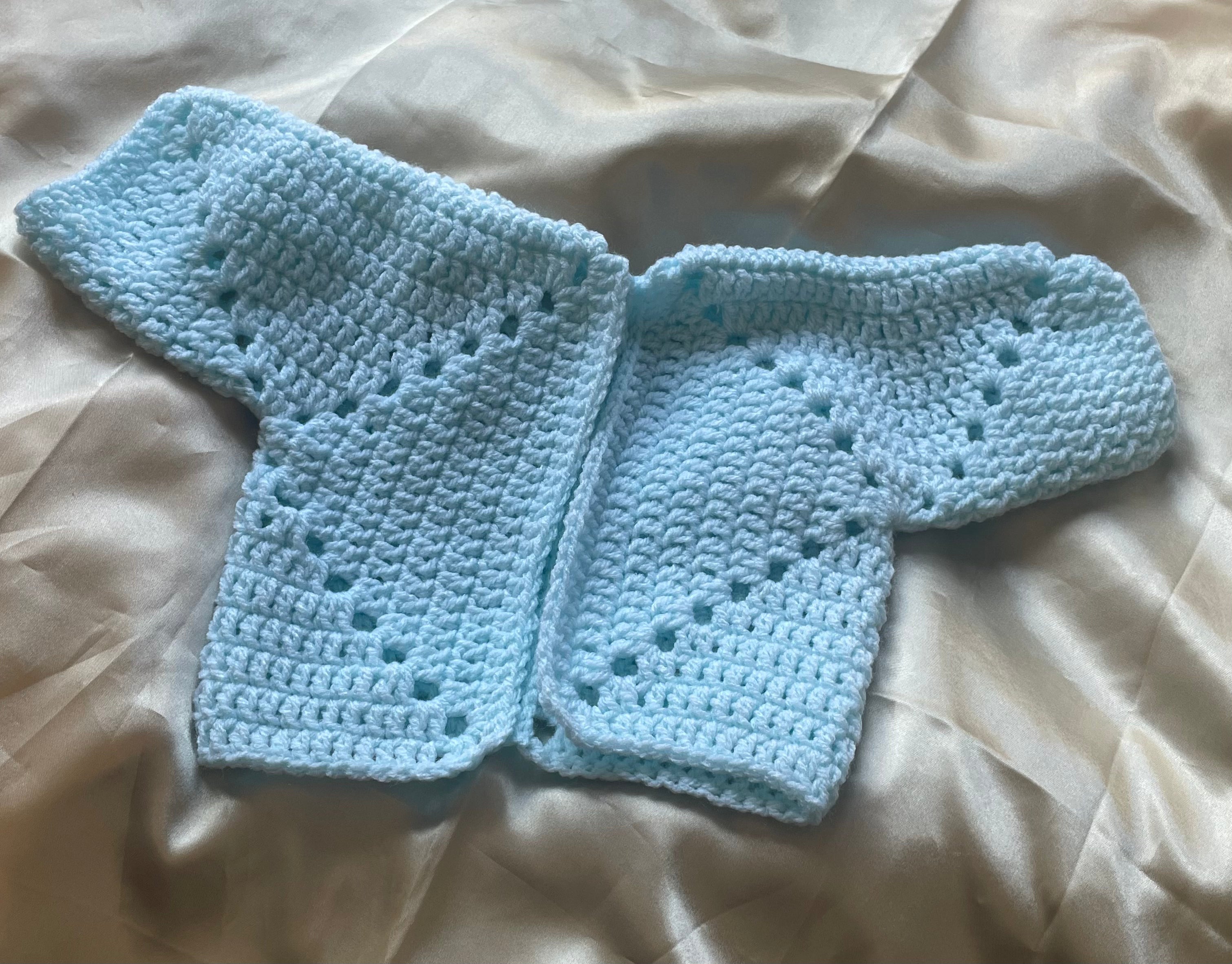 Blue baby cardigan