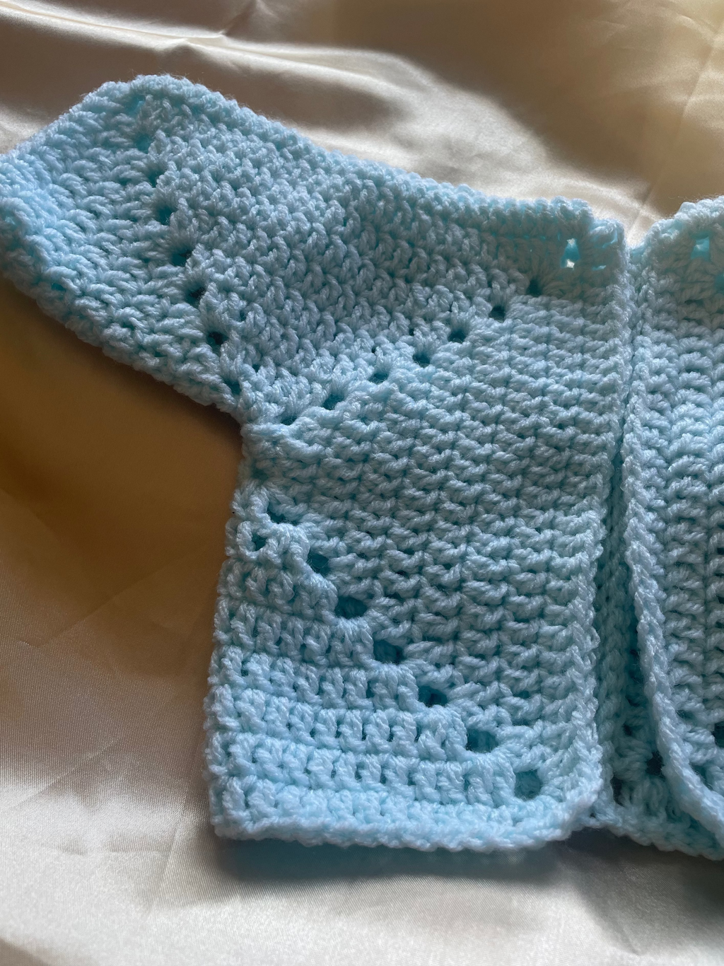 Blue baby cardigan
