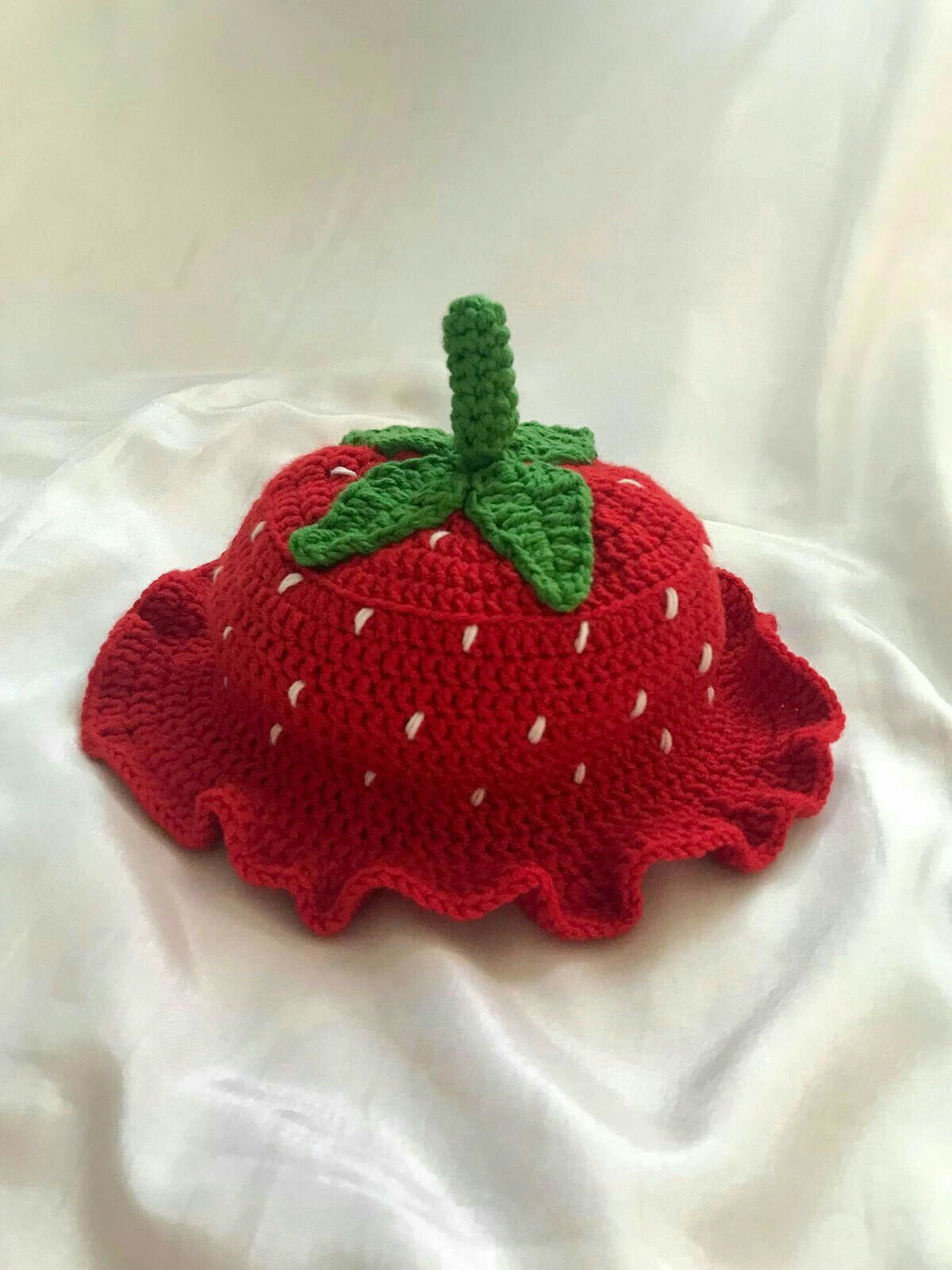 Strawberry bucket hat