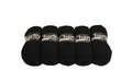 Black- 5pc charity double knit
