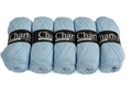 Cloud blue- 5pc charity double knit