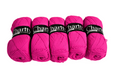 Tiger cerise- 5pc charity double knit