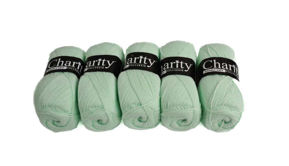 Apple Green- 5pc charity double knit