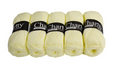 Lemon- 5pc charity double knit