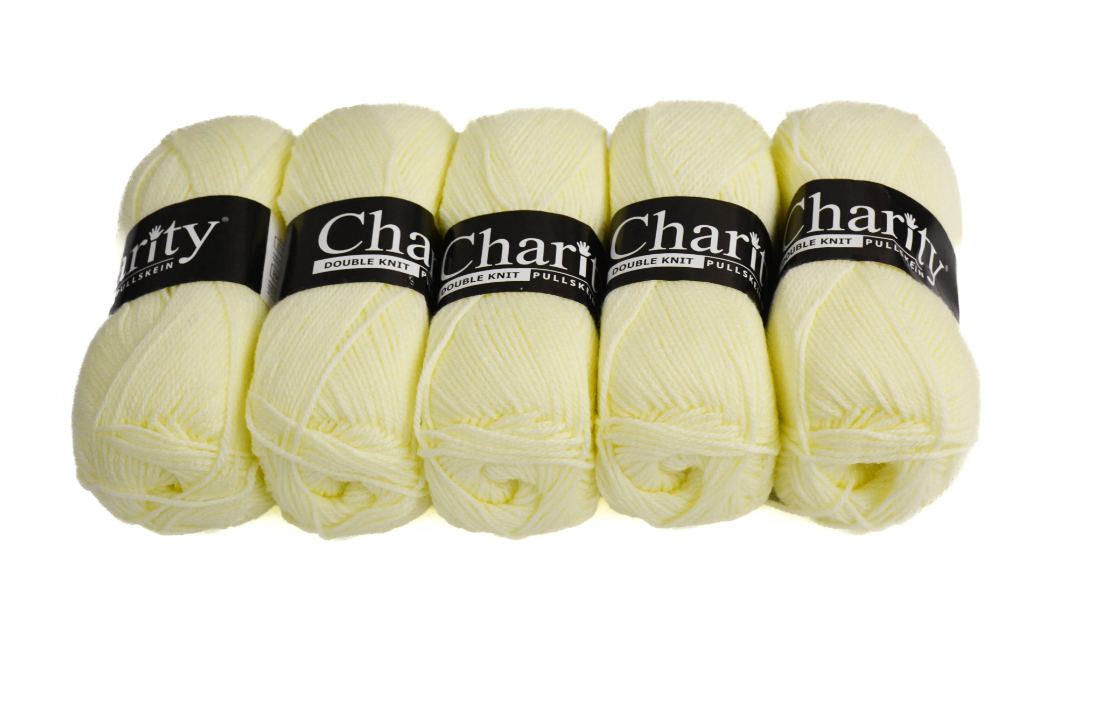 Lemon- 5pc charity double knit