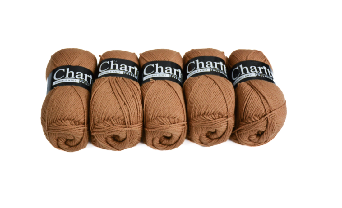 Camal- 5pc charity double knit